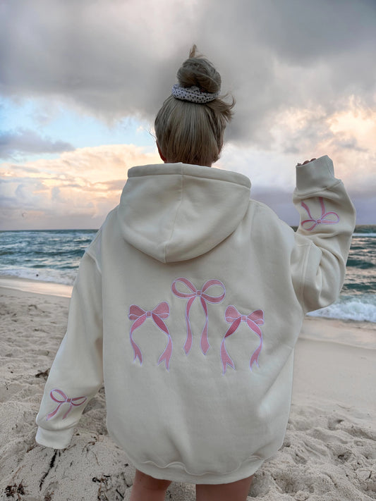 Pink Bow Hoodie
